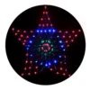 GENERIC Jingle Jollys Christmas Lights Motif LED Star Net Waterproof Outdoor Colourful
