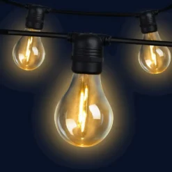 50m LED Festoon String Lights Outdoor Christmas Decorations Wedding Garden Party -Dolce & Gabbana Sales Shop light b a19 50 ww 15436 00