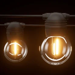 17m Solar Festoon Lights Outdoor LED String Light Christmas Wedding Decor 2 Pack -Dolce & Gabbana Sales Shop light b solar g45 15 wwx2 139227 02