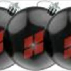 Diamond Christmas Bauble 3pk