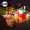 Festiss 2.2m Santa And Reindeer Christmas Inflatable With LED FS-INF-09 -Dolce & Gabbana Sales Shop v227 3310642004560 159370 01
