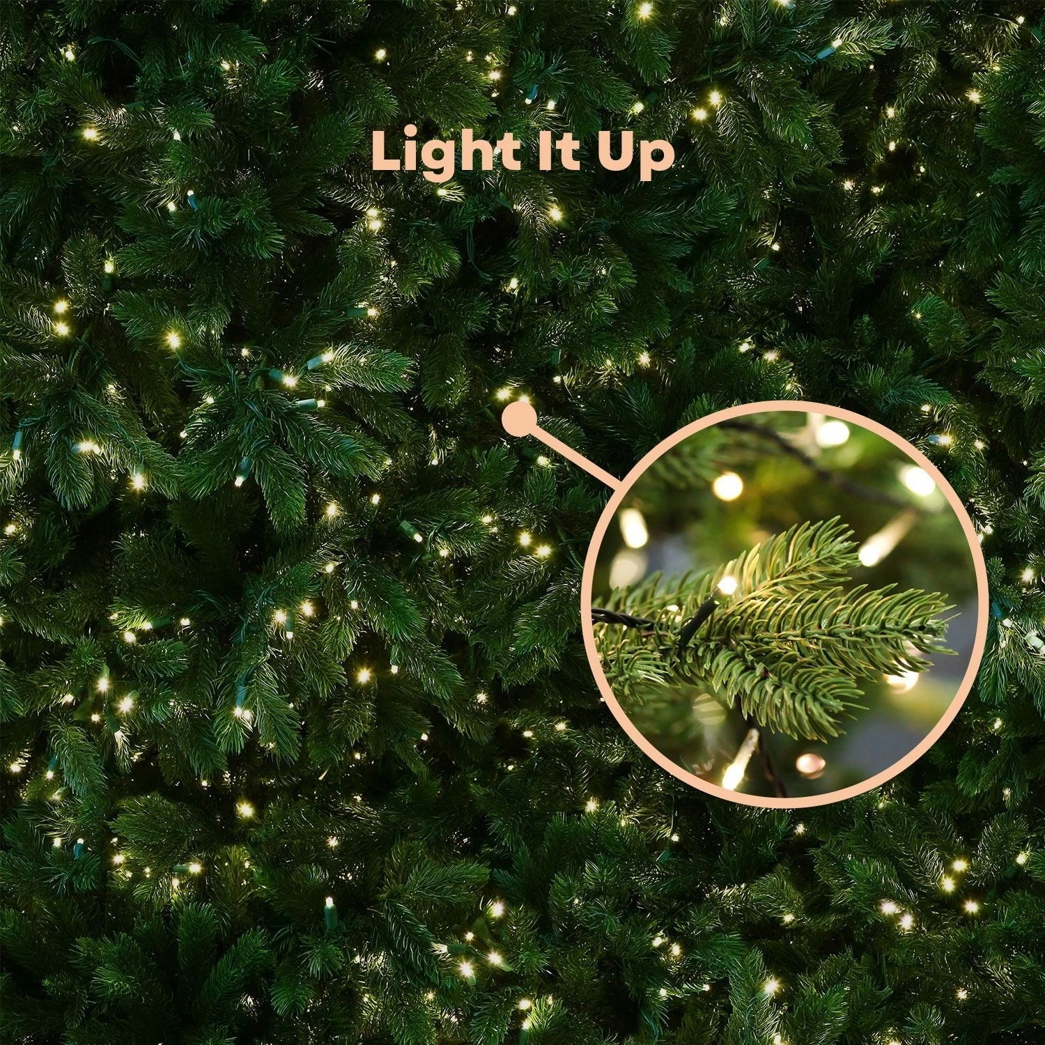 Festiss 2.4m Christmas Trees With Warm LED FS-TREE-05 4 Festiss 2.4m Christmas Trees With Warm LED FS-TREE-05 - Image 2