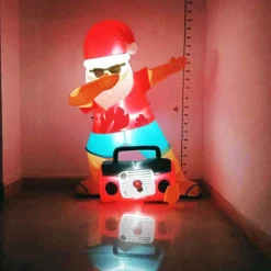 GENERIC Radiant Christmas Lights Radio Xmas Inflatable Santa Beach Post 1.8m Height With Music -Dolce & Gabbana Sales Shop v255 nch23001 97385 01