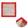 Christmas Red Joyful Floral Sheer Organza Glitter Table Cloth Topper 90 X 90 Cm -Dolce & Gabbana Sales Shop v442 abr tablec topperjoyfulfloral red sq 96779 00