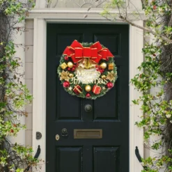 Christmas Wreath Door Garland Decoration Front Door Hanging Flowers Tree Decor(H1-2) -Dolce & Gabbana Sales Shop v462 hg 161 03 101787 02