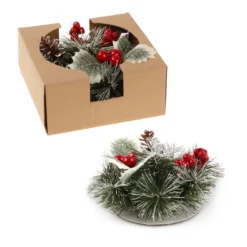 Christmas Floral Table Arrangements Red Berries Pine Cones Flowers Decorations, Large -Dolce & Gabbana Sales Shop v474 629957 131376 02