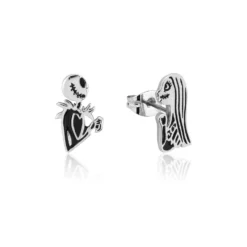 The Nightmare Before Christmas Jack & Sally Stud Earrings