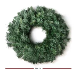 GENERIC Jingle Jollys 60cm Christmas Wreath - Green 6 GENERIC Jingle Jollys 60cm Christmas Wreath - Green -Dolce & Gabbana Sales Shop xm tr gar 24 gr 01