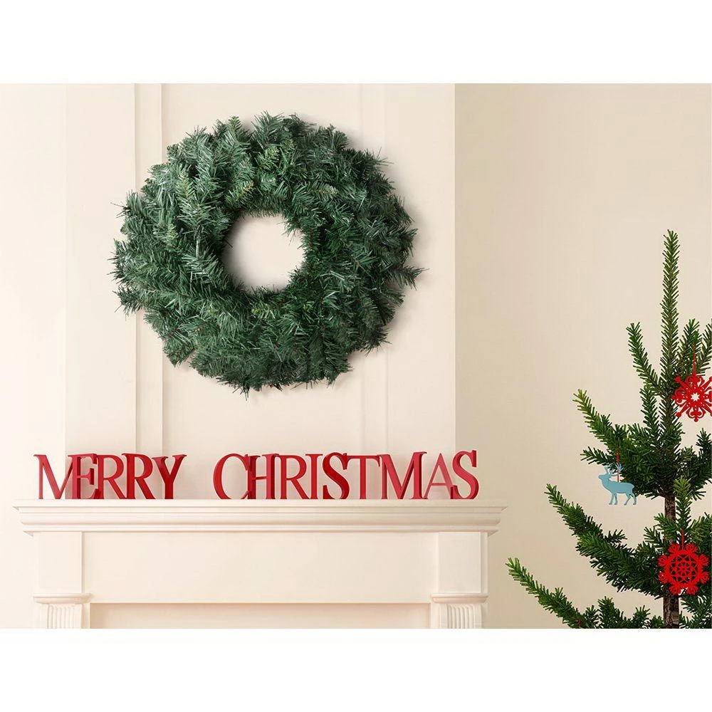GENERIC Jingle Jollys 60cm Christmas Wreath - Green 5 GENERIC Jingle Jollys 60cm Christmas Wreath - Green - Image 3