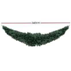 Jingle Jollys 2.4m Christmas Garland Xmas Decorations Green Wedding Party -Dolce & Gabbana Sales Shop xm tr gar 8ft gr 01