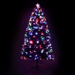 GENERIC Jingle Jollys 1.2m Christmas Tree Optic Fibre LED Xmas Tree Multi Colour
