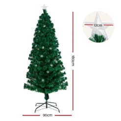 GENERIC Jingle Jollys 1.8m Christmas Tree Optic Fibre LED Xmas Tree Multi Colour -Dolce & Gabbana Sales Shop xm tr led 6f gr 4138 01