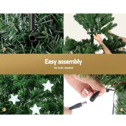 GENERIC Jingle Jollys 1.8m Christmas Tree Optic Fibre LED Xmas Tree Multi Colour -Dolce & Gabbana Sales Shop xm tr led 6f gr 4138 02
