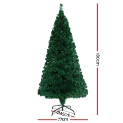 Jingle Jollys 1.8m Christmas Tree Optic Fibre LED Xmas Tree Warm White -Dolce & Gabbana Sales Shop xm tr led 6f ww dx 01