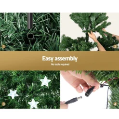 GENERIC Jingle Jollys 2.4m Christmas Tree Optic Fibre LED Xmas Tree Multi Colour -Dolce & Gabbana Sales Shop xm tr led 8f gr 5365 02