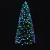Jingle Jollys Christmas Tree 2.1M 7FT LED Xmas Multi Colour Lights Optic Fibre [4058491]