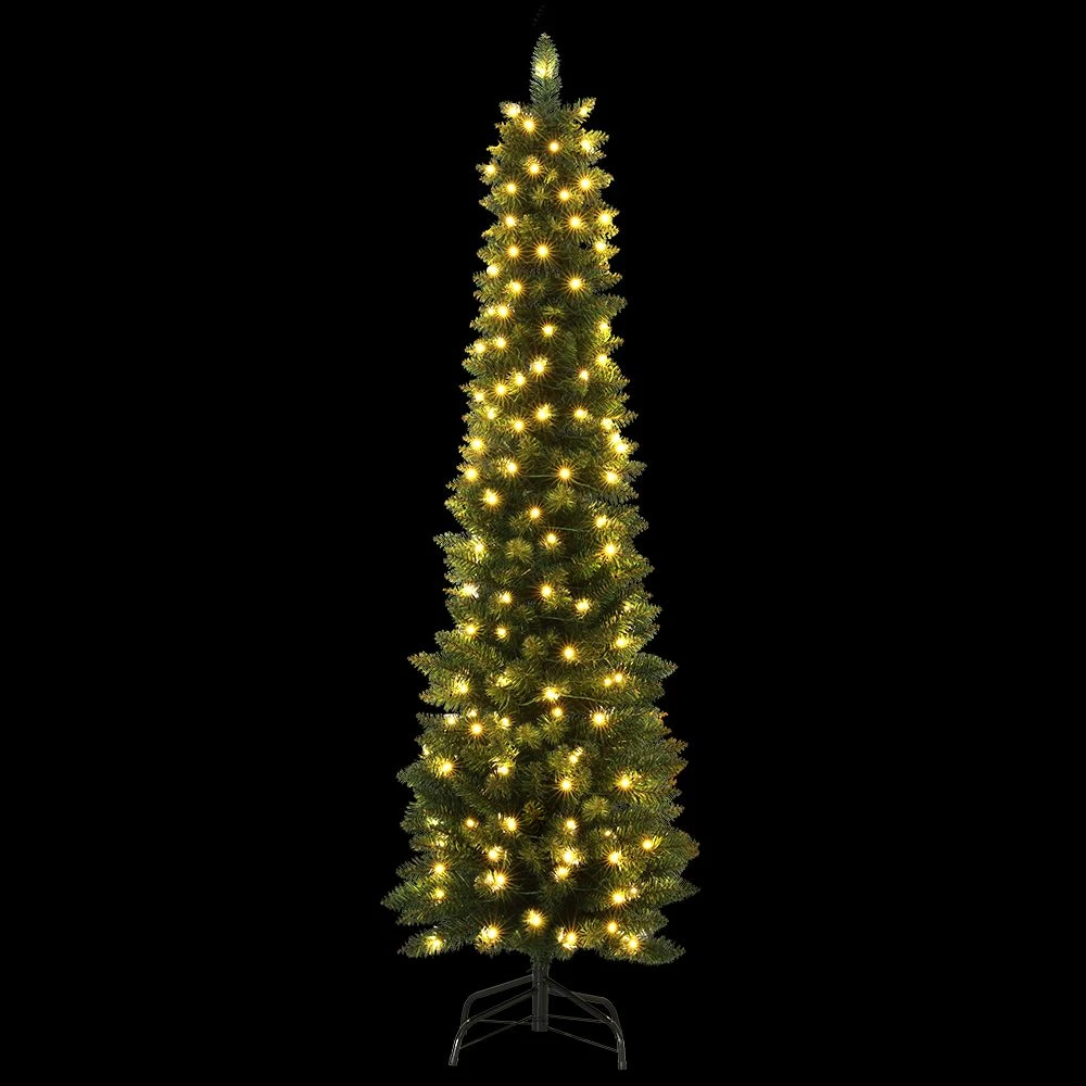 Jingle Jollys Christmas Tree 1.8m Pre-Lit 200 LED Lights Xmas Tree Decorations 3 Jingle Jollys Christmas Tree 1.8m Pre-Lit 200 LED Lights Xmas Tree Decorations