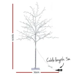 GENERIC Jingle Jollys Christmas Tree 1.5M 304 LED Lights Xmas Tree Decor Warm White -Dolce & Gabbana Sales Shop xm tr twig 150 ww 01