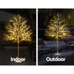 GENERIC Jingle Jollys Christmas Tree 1.5M 304 LED Lights Xmas Tree Decor Warm White -Dolce & Gabbana Sales Shop xm tr twig 150 ww 02
