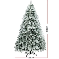 Jingle Jollys Christmas Tree 2.1m Snow Flocked Xmas Tree Decorations 859 Tips 6 Jingle Jollys Christmas Tree 2.1m Snow Flocked Xmas Tree Decorations 859 Tips -Dolce & Gabbana Sales Shop xm tr well 7f gs 01