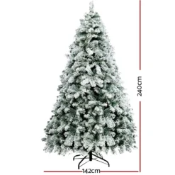Jingle Jollys Christmas Tree 2.4m Snow Flocked Xmas Tree Decorations 1291 Tips 6 Jingle Jollys Christmas Tree 2.4m Snow Flocked Xmas Tree Decorations 1291 Tips -Dolce & Gabbana Sales Shop xm tr well 8f gs 01