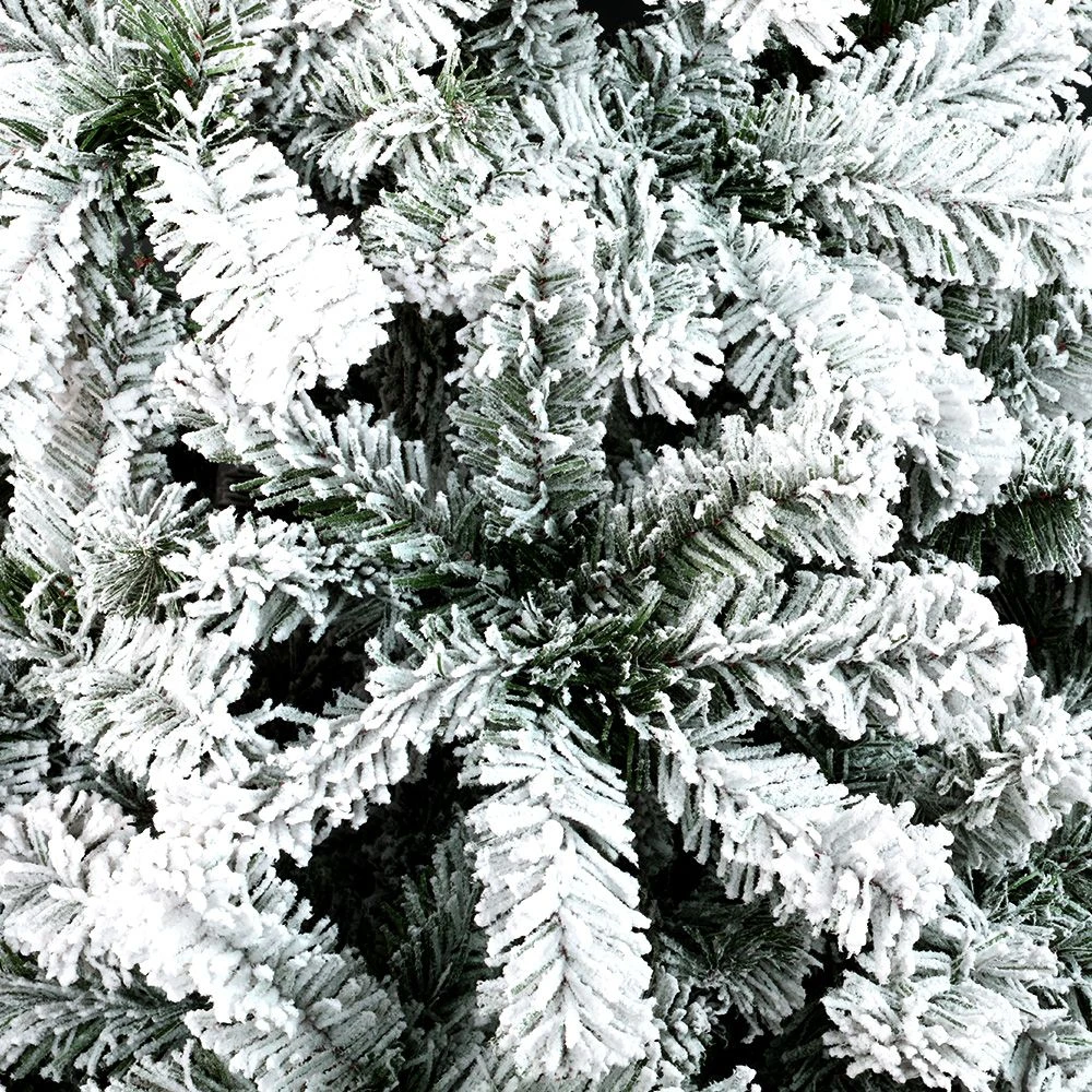 Jingle Jollys Christmas Tree 2.4m Snow Flocked Xmas Tree Decorations 1291 Tips 5 Jingle Jollys Christmas Tree 2.4m Snow Flocked Xmas Tree Decorations 1291 Tips - Image 3