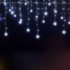 Jingle Jollys Christmas Lights 80 LED 3M Icicle Light Snow Decorations -Dolce & Gabbana Sales Shop xmas cur300 1m snow wh 89802 00