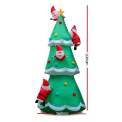GENERIC Jingle Jollys Christmas Inflatable Santa Tree 5M Illuminated Decorations -Dolce & Gabbana Sales Shop xmas inf chri tree 5m 01