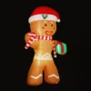 Jingle Jollys Christmas Inflatable Gingerbread Man 2.4M Illuminated Decorations -Dolce & Gabbana Sales Shop xmas inf ginger 8ft 88792 00