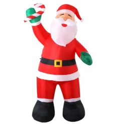 Jingle Jollys Christmas Inflatable Santa 3M Illuminated Decorations -Dolce & Gabbana Sales Shop xmas inf smilsan 10ft 02