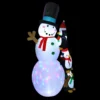 Jingle Jollys Christmas Inflatable Snowman 2.4M Illuminated Decorations -Dolce & Gabbana Sales Shop xmas inf snowpen ro 8ft 00