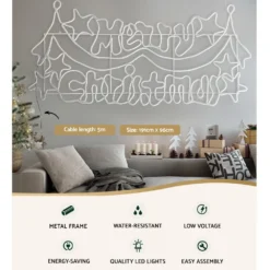 Jingle Jollys Christmas Lights 191cm 612 LEDs Fairy Light Outdoor Decorations -Dolce & Gabbana Sales Shop xmas mot d merychris mc02 02